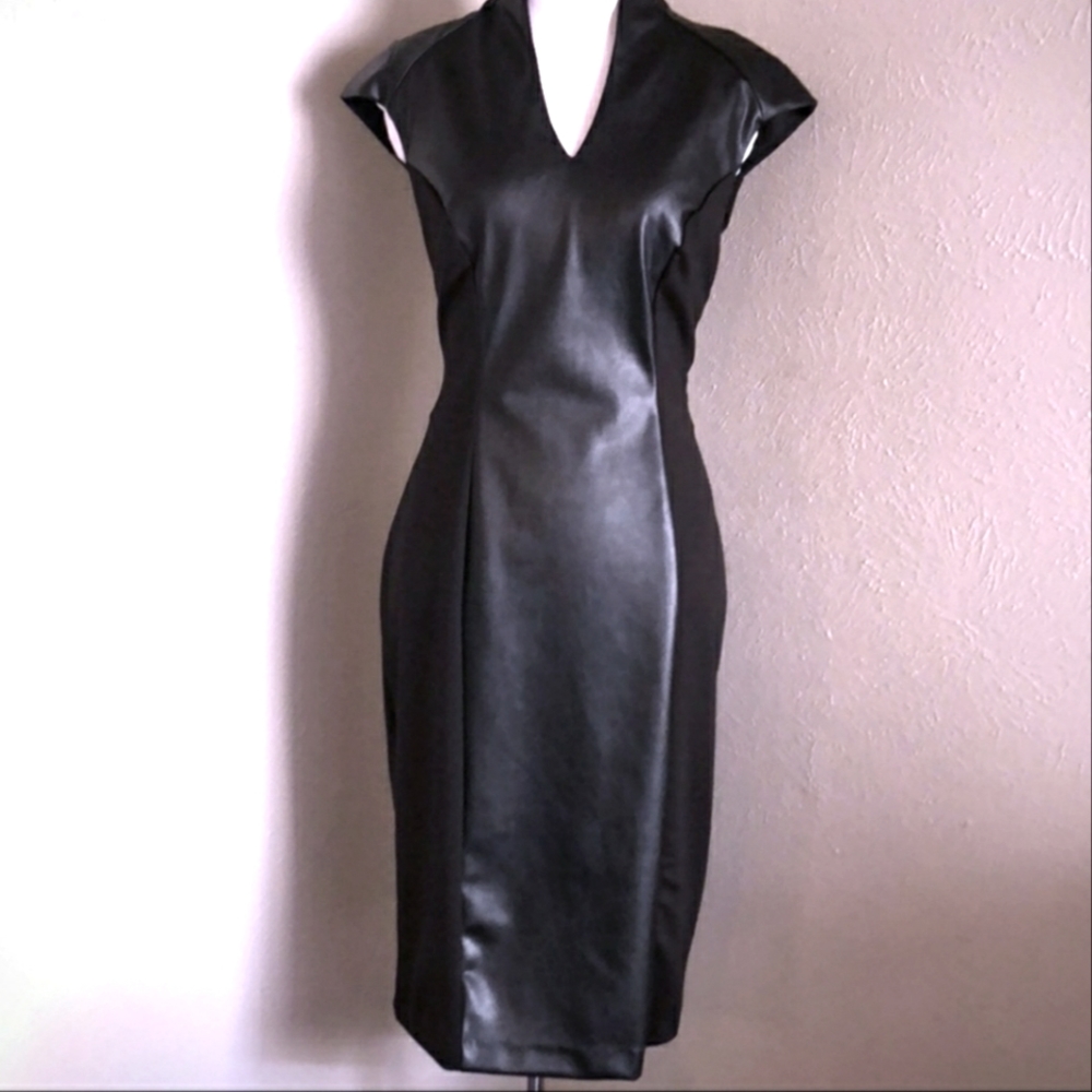 🌸🌸NY&CO 3 for $25 Faux Leather Pencil Dress